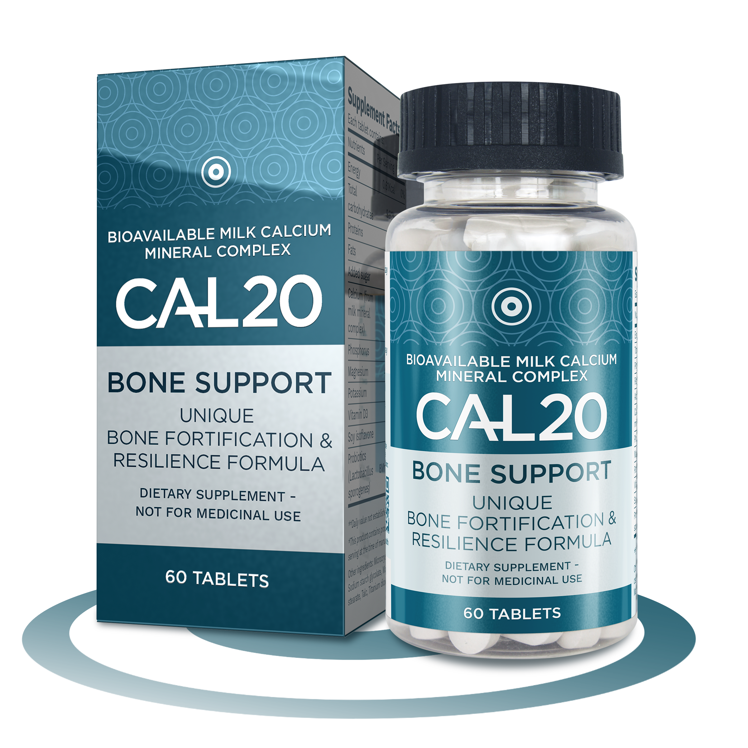 Y4L, younger for life, cal20, bone fortification, calcium supplement